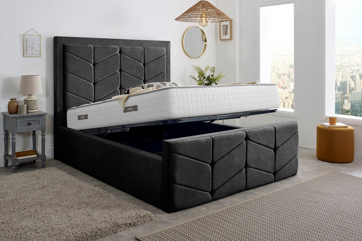 Lancaster Upholstered Ottoman Bed