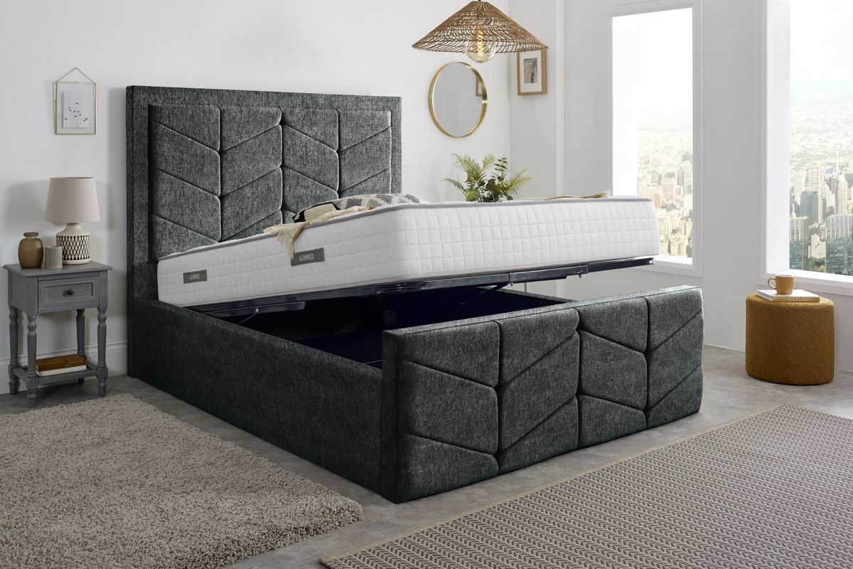 Lancaster Upholstered Ottoman Bed