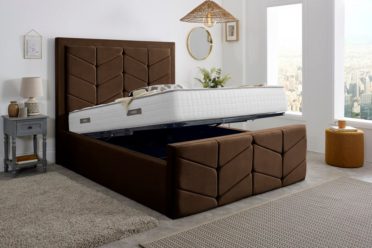 Lancaster Upholstered Ottoman Bed