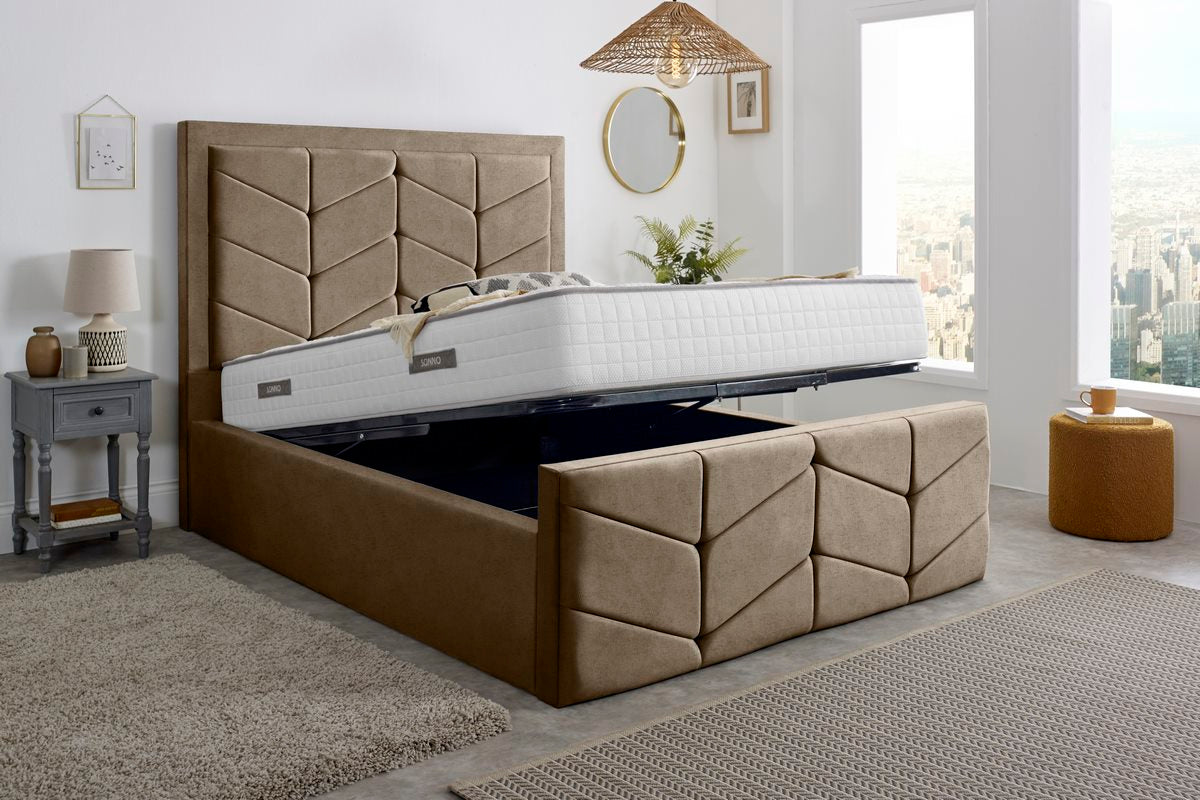 Lancaster Upholstered Ottoman Bed