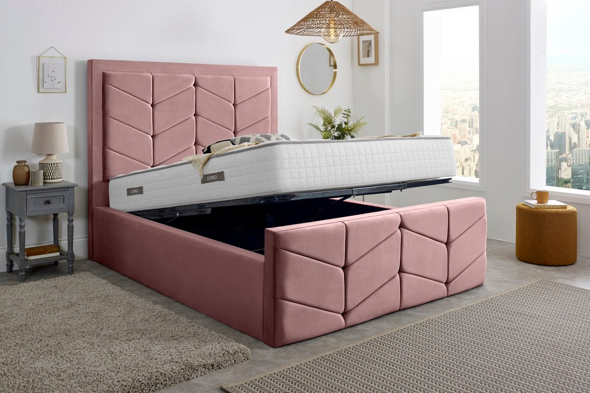 Lancaster Upholstered Ottoman Bed