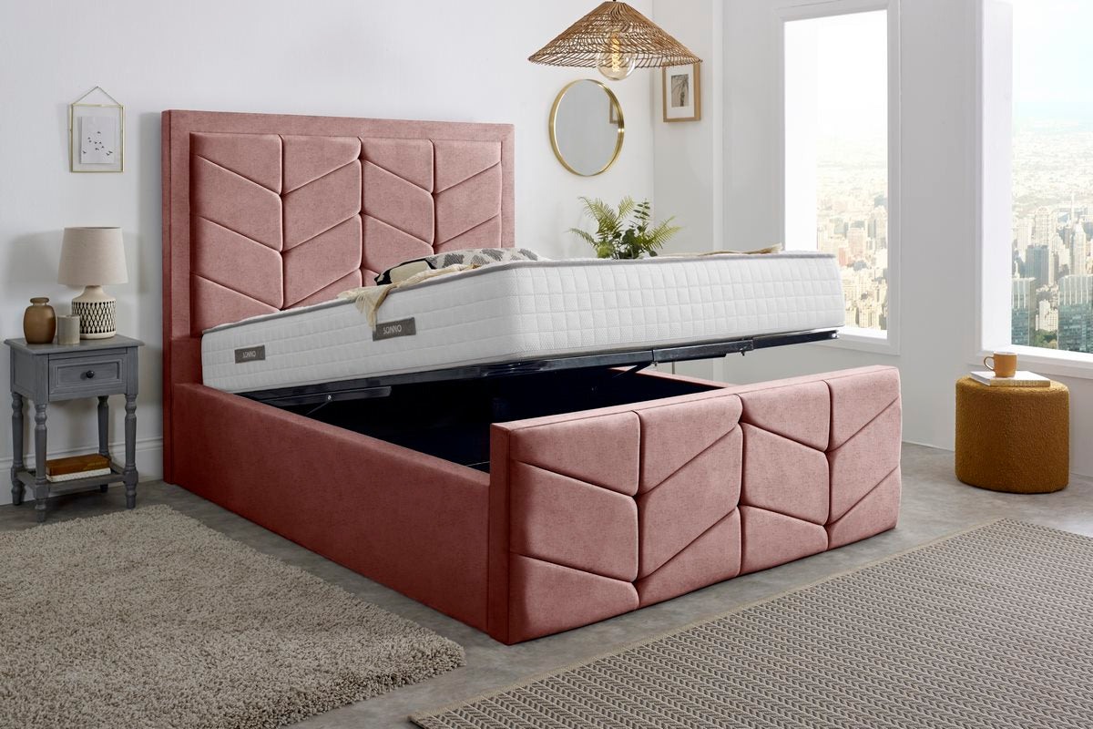 Lancaster Upholstered Ottoman Bed