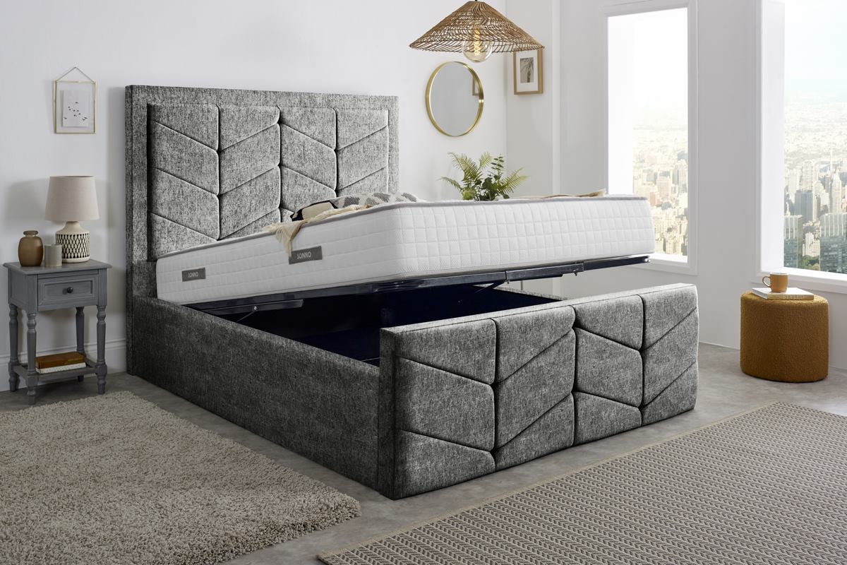 Lancaster Upholstered Ottoman Bed