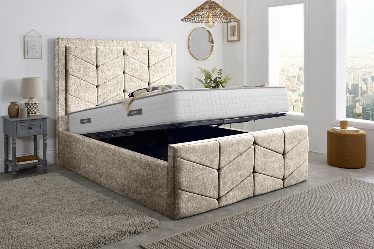 Lancaster Upholstered Ottoman Bed