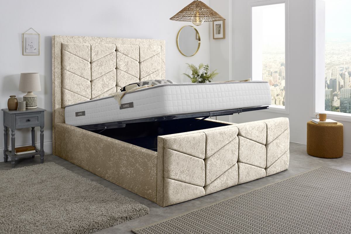 Lancaster Upholstered Ottoman Bed