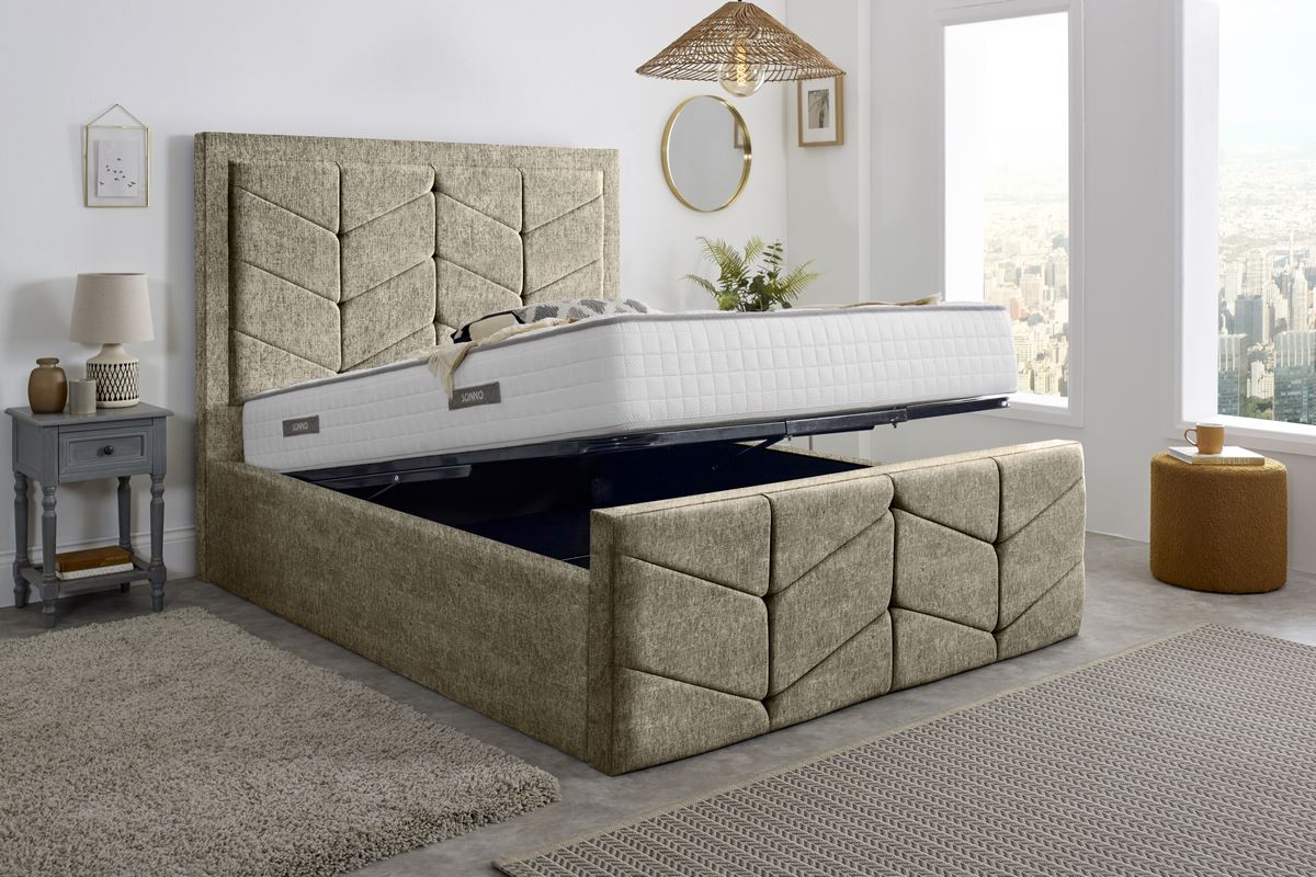 Lancaster Upholstered Ottoman Bed