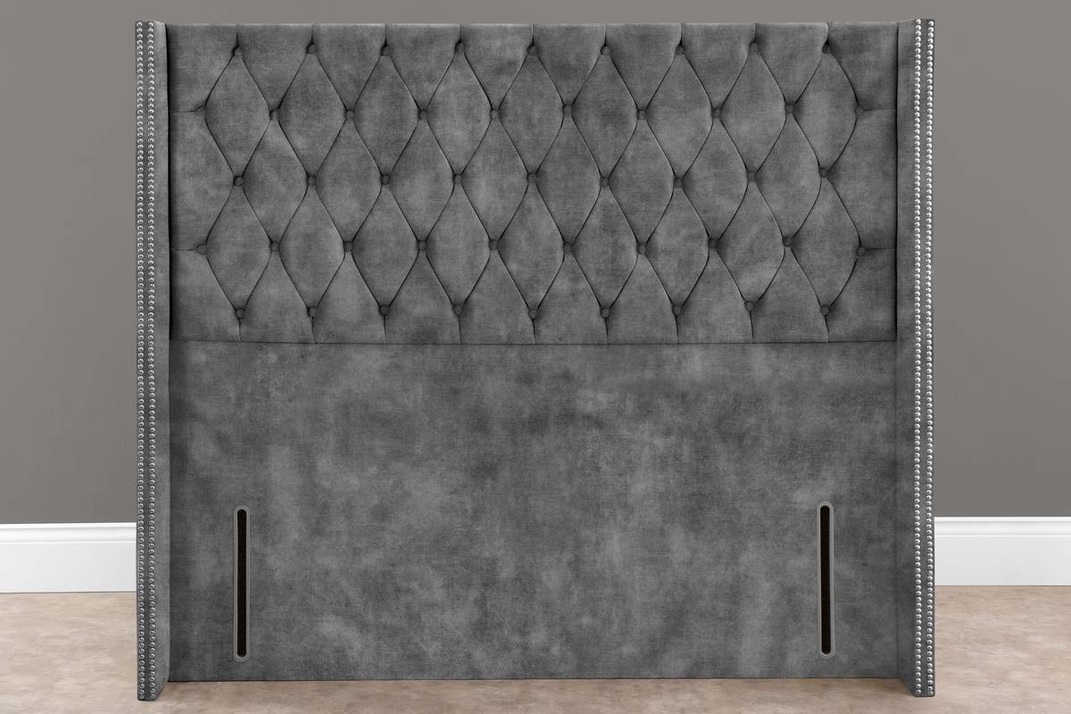 Luxor Wingback Floor Standing Headboard