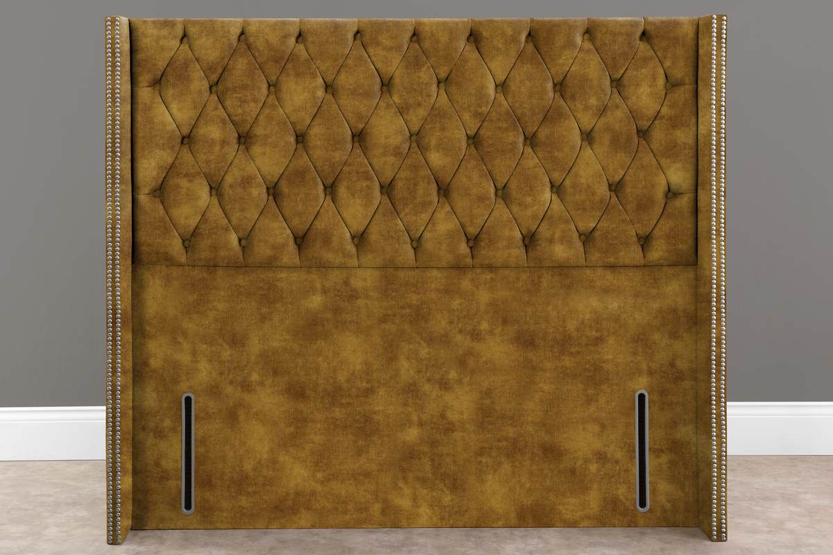 Luxor Wingback Floor Standing Headboard