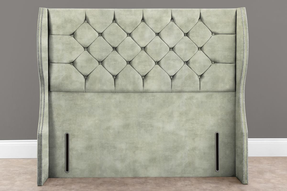 Monaco Wingback Floor Standing Headboard