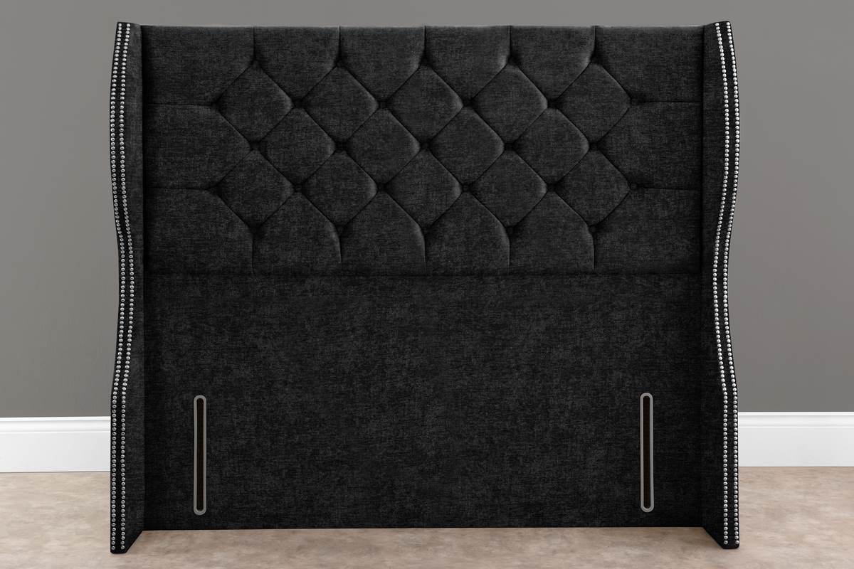 Monaco Wingback Floor Standing Headboard