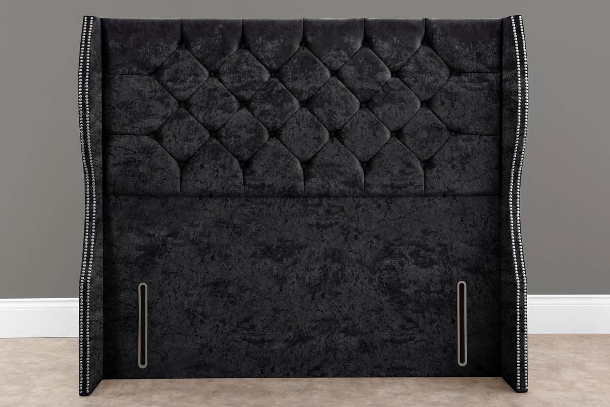 Monaco Wingback Floor Standing Headboard