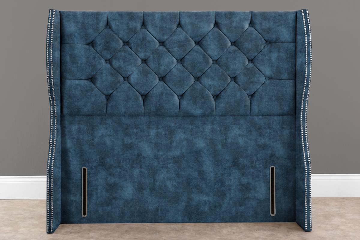 Monaco Wingback Floor Standing Headboard