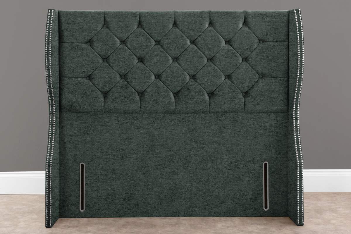 Monaco Wingback Floor Standing Headboard