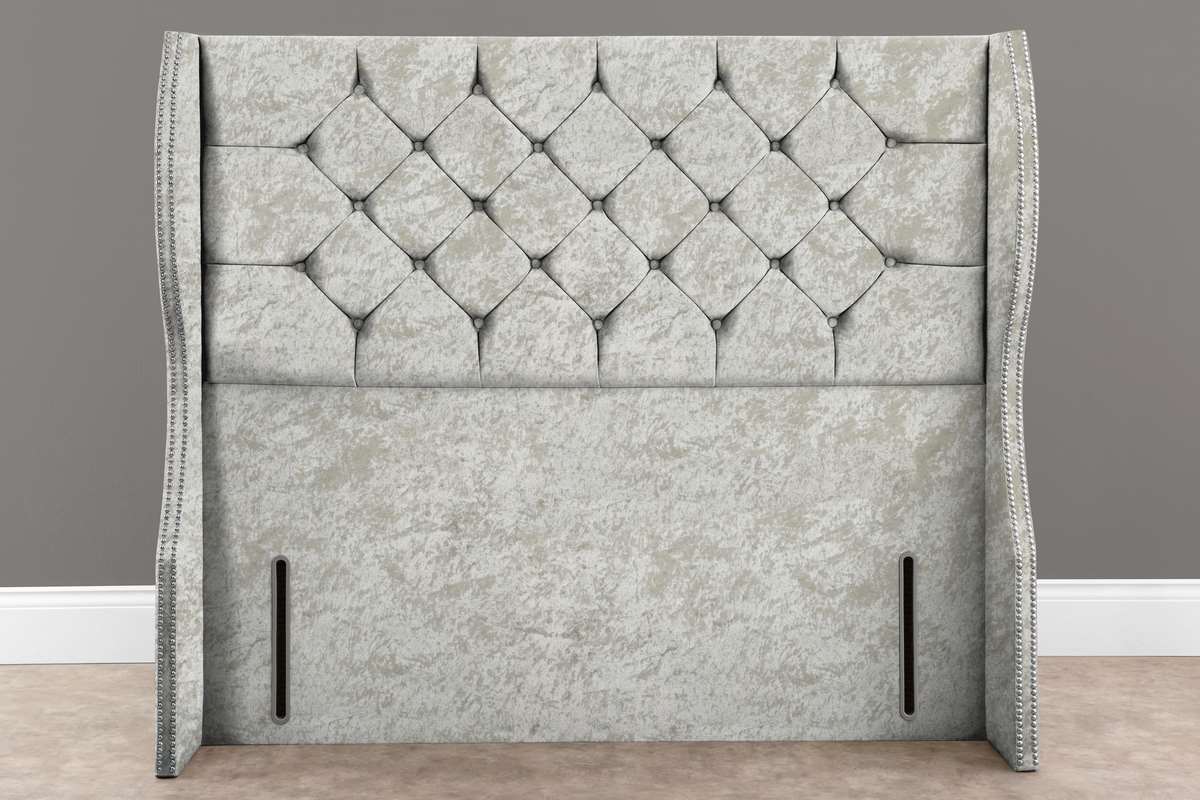 Monaco Wingback Floor Standing Headboard