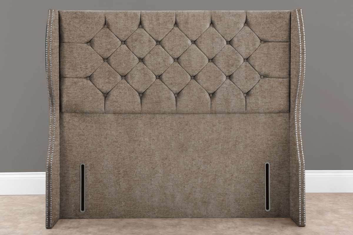 Monaco Wingback Floor Standing Headboard