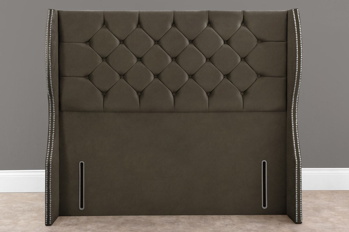 Monaco Wingback Floor Standing Headboard