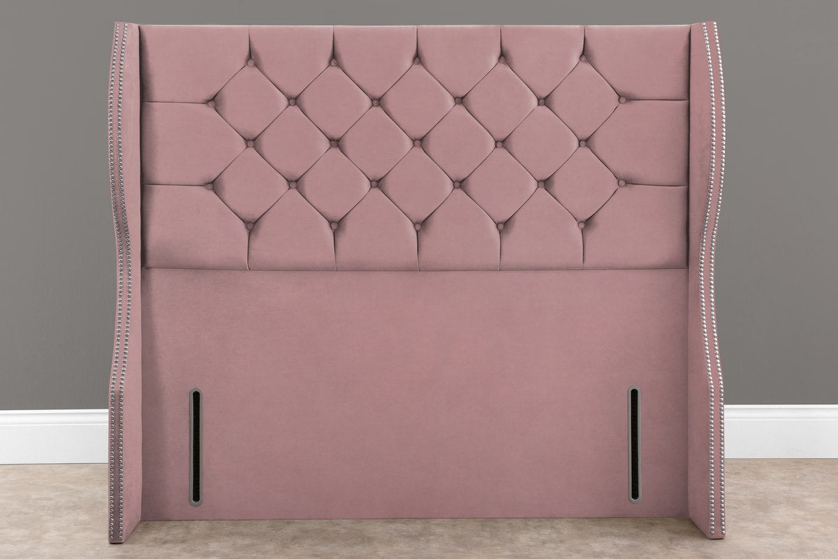 Monaco Wingback Floor Standing Headboard