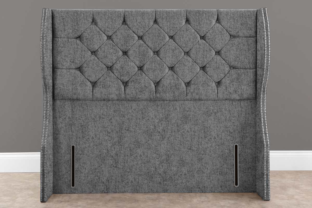 Monaco Wingback Floor Standing Headboard