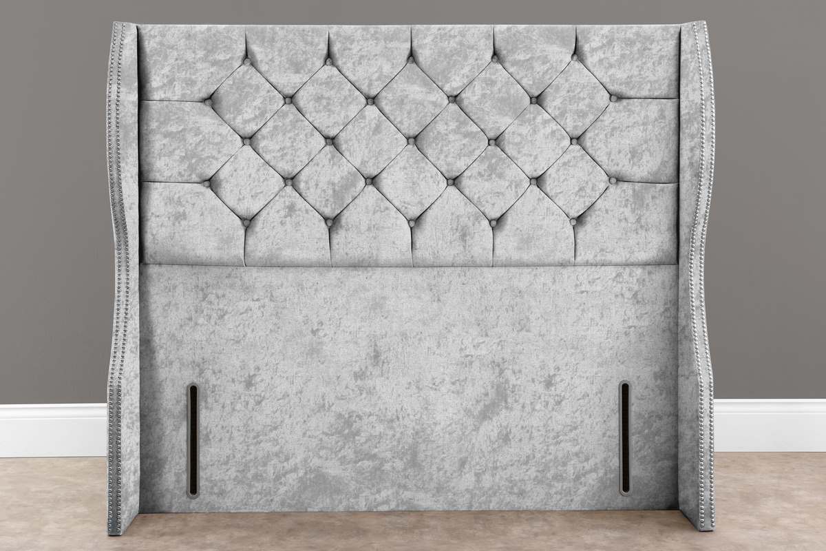 Monaco Wingback Floor Standing Headboard