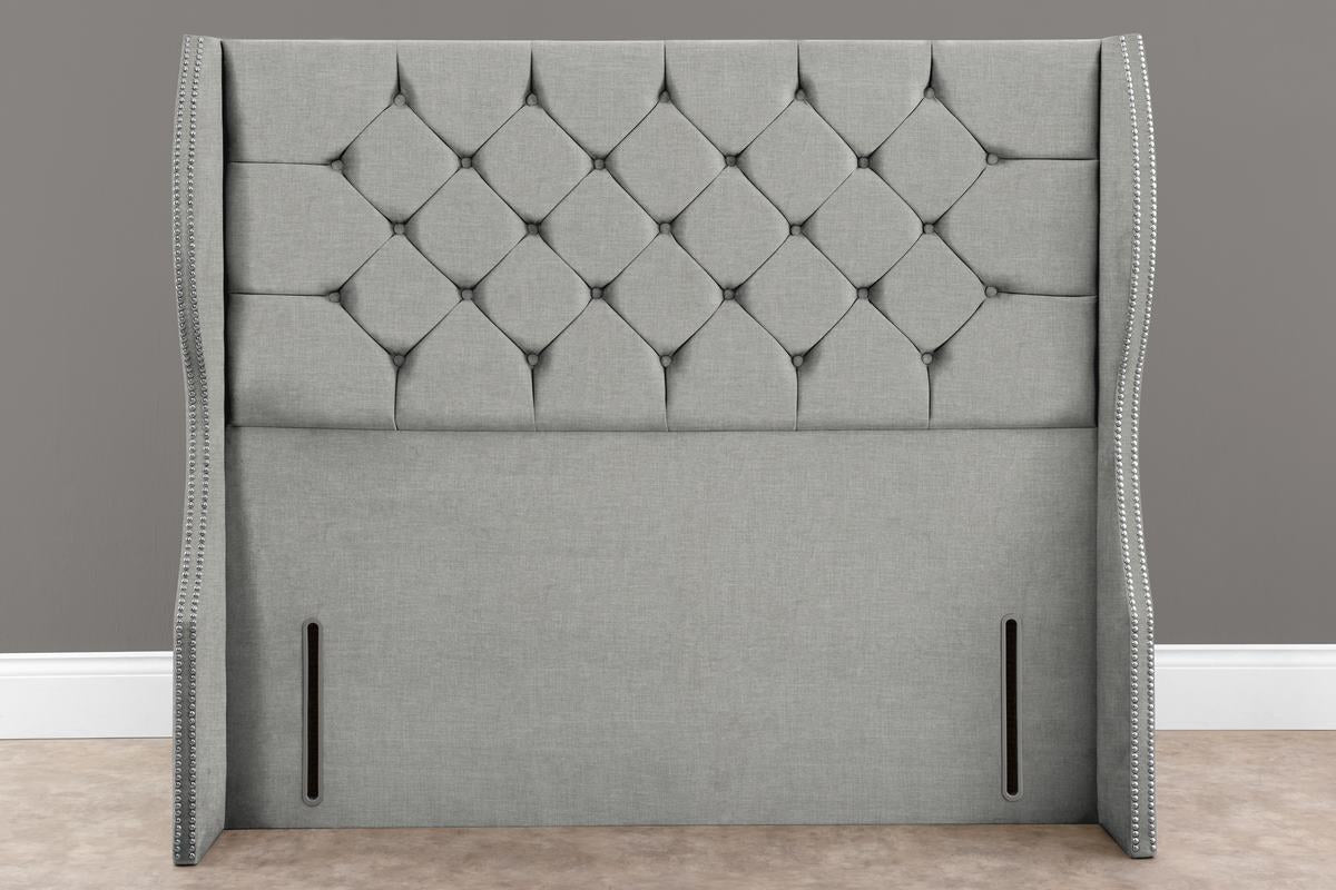 Monaco Wingback Floor Standing Headboard