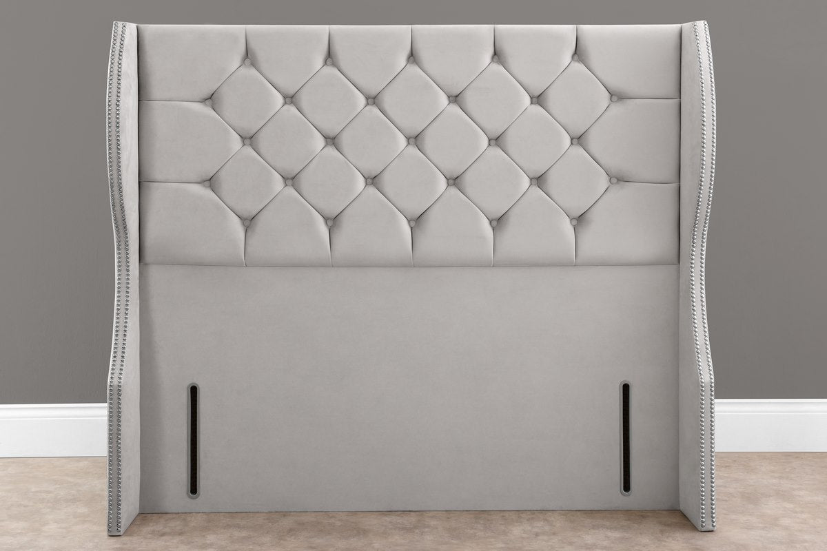 Monaco Wingback Floor Standing Headboard