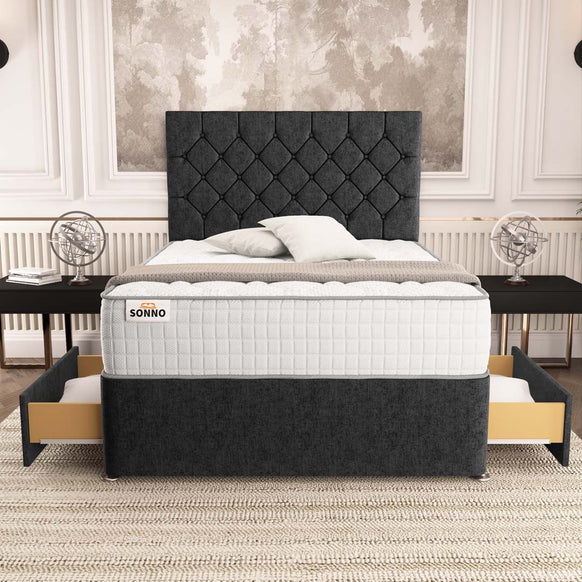 Seville Chesterfield Divan Bed