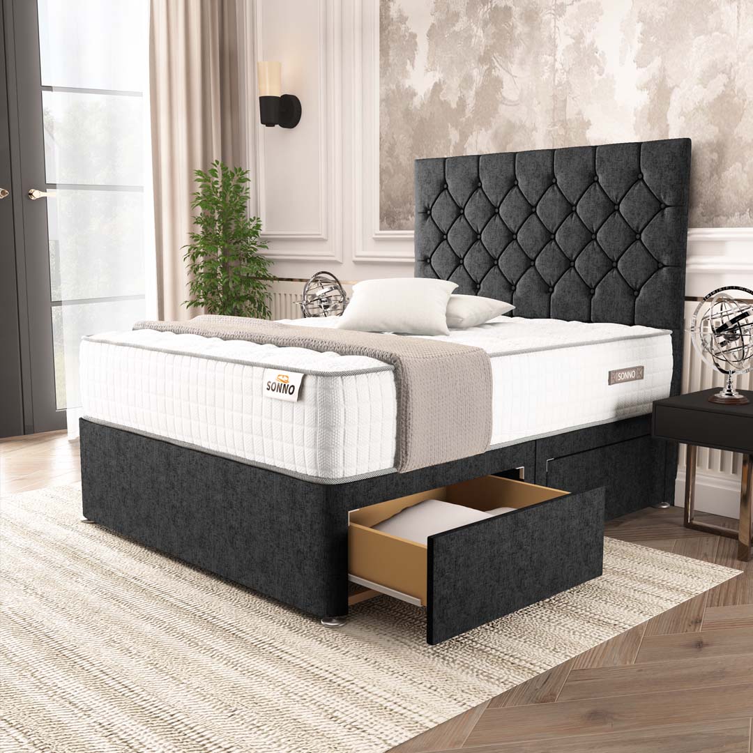 Seville Chesterfield Divan Bed