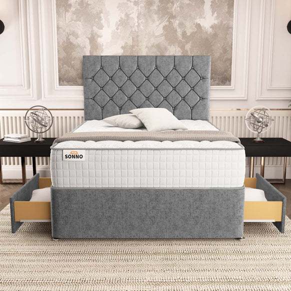 Seville Chesterfield Divan Bed