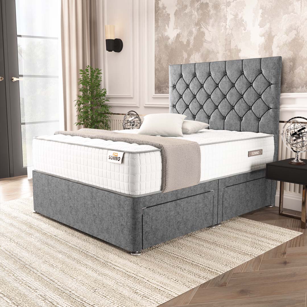 Seville Chesterfield Divan Bed