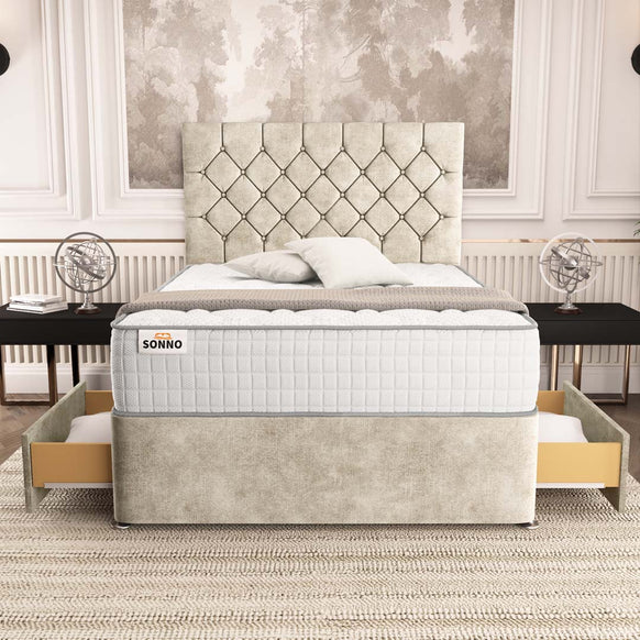 Seville Chesterfield Divan Bed