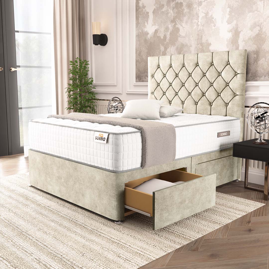 Seville Chesterfield Divan Bed