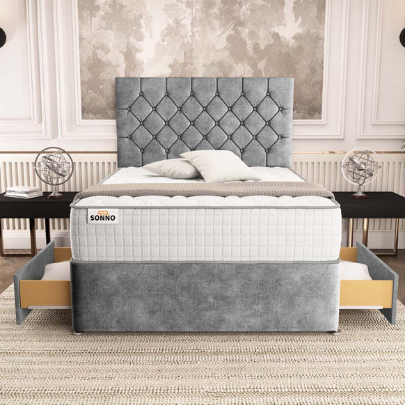 Seville Chesterfield Divan Bed