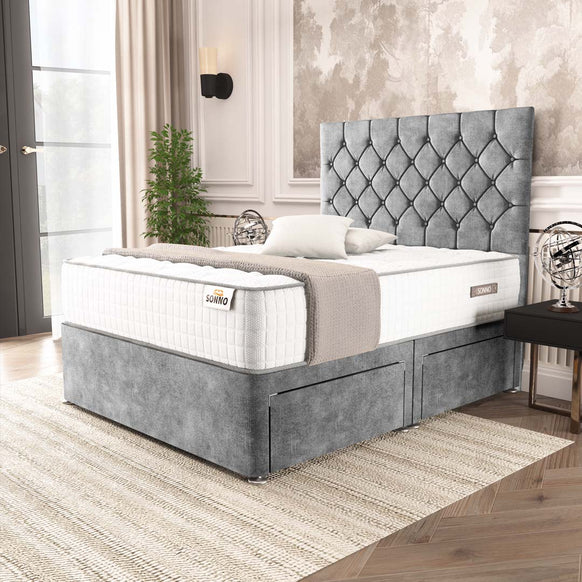Seville Chesterfield Divan Bed