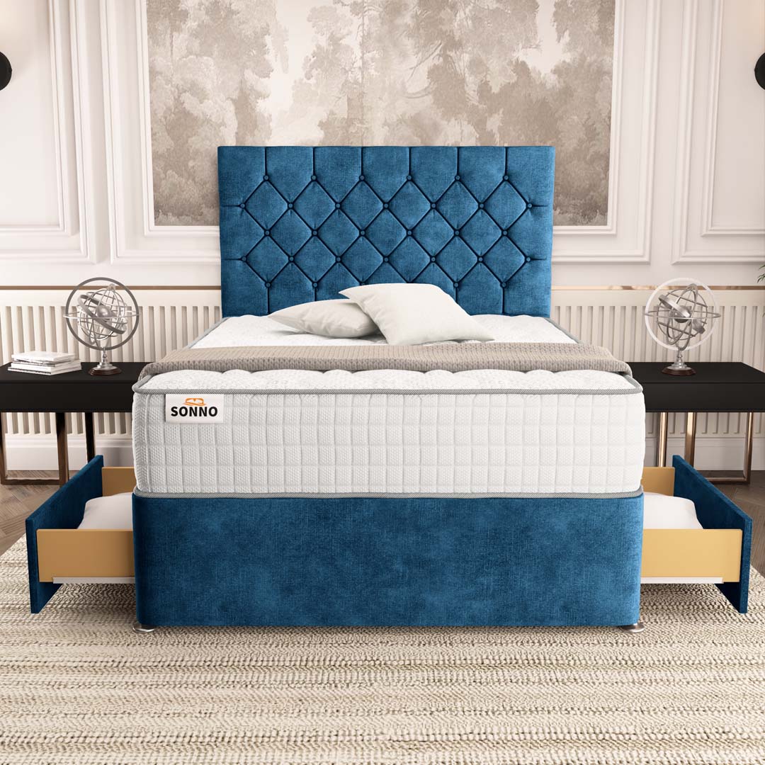 Seville Chesterfield Divan Bed