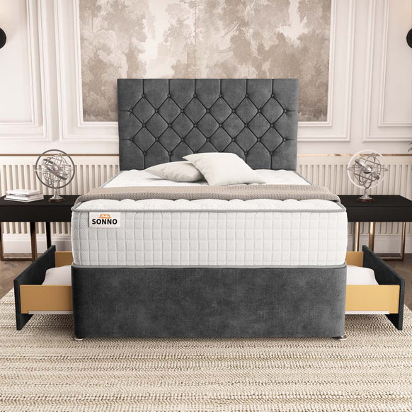 Seville Chesterfield Divan Bed