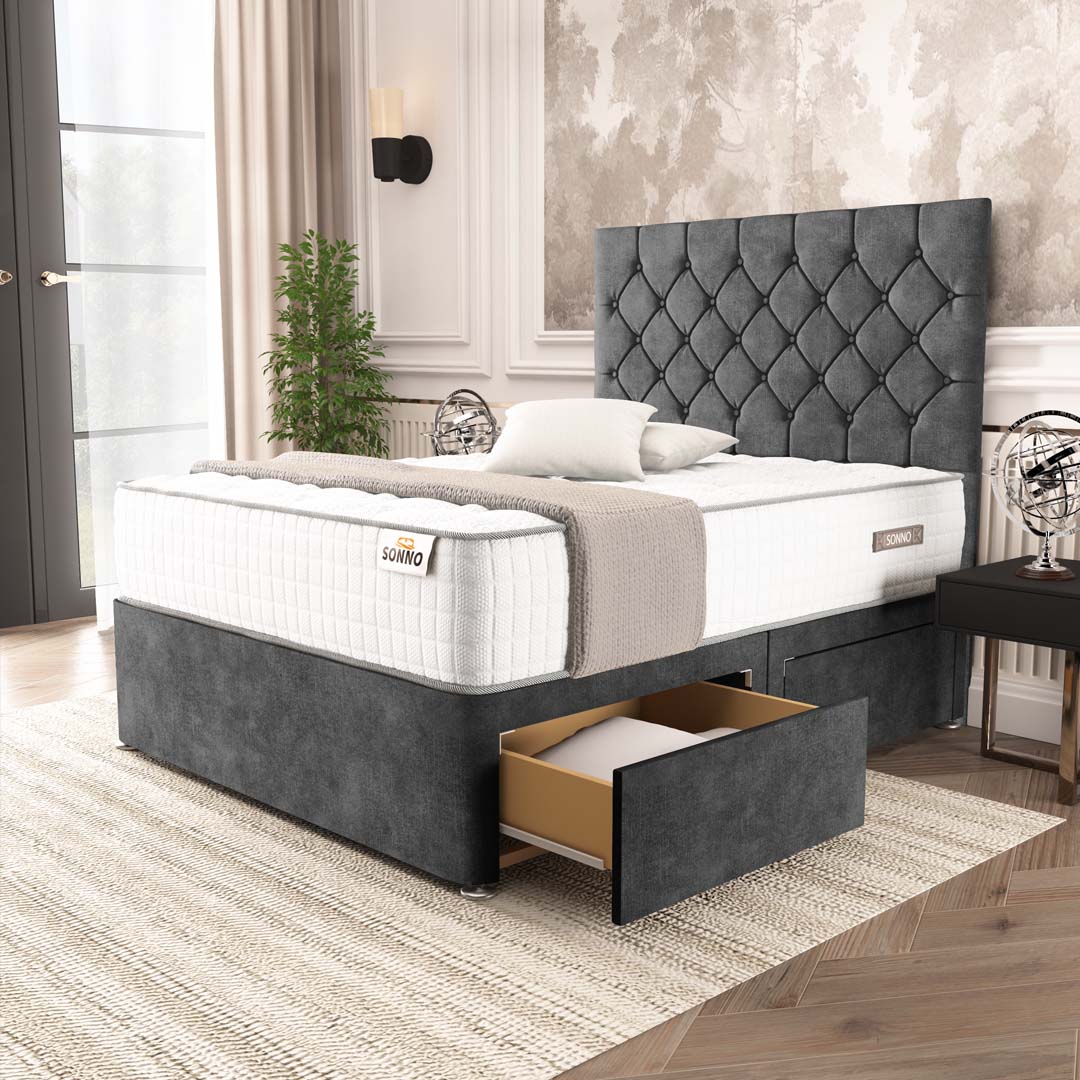 Seville Chesterfield Divan Bed