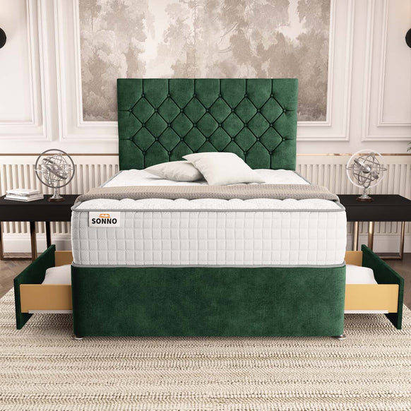 Seville Chesterfield Divan Bed