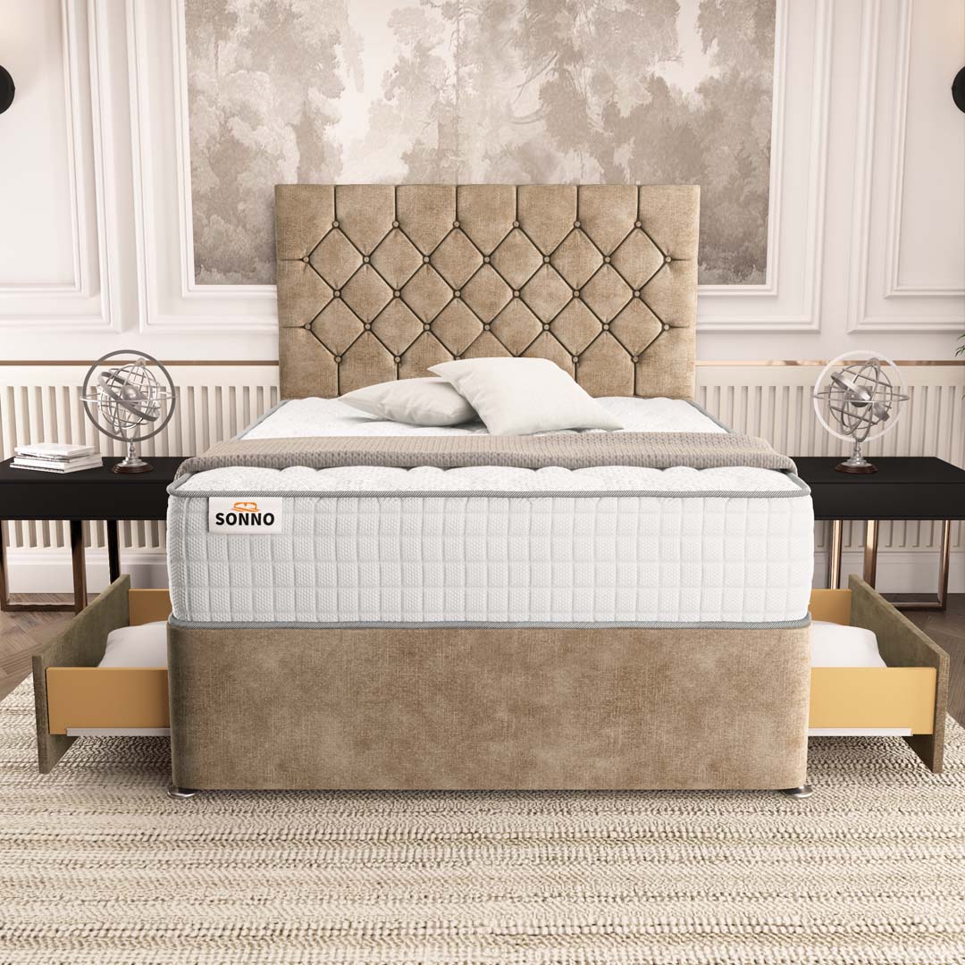 Seville Chesterfield Divan Bed