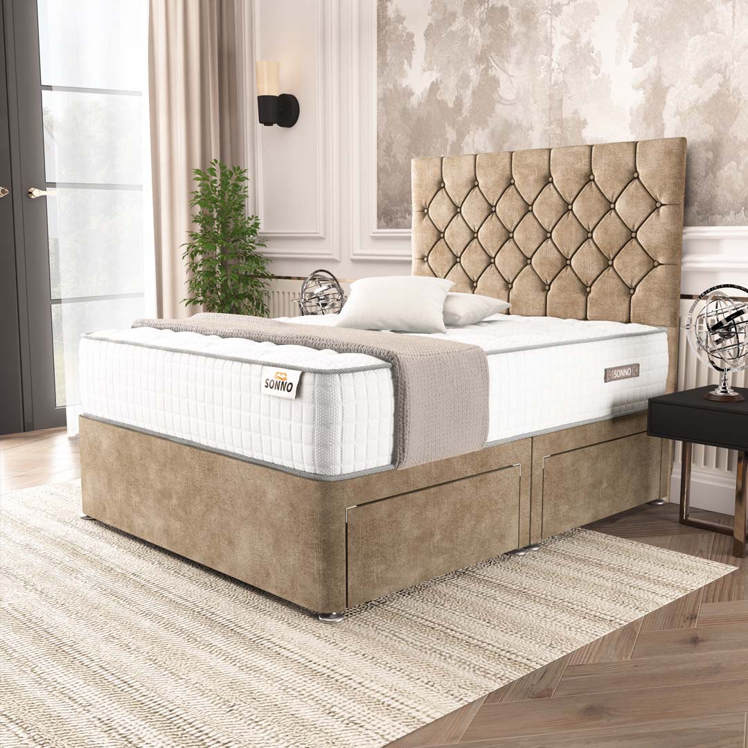 Seville Chesterfield Divan Bed