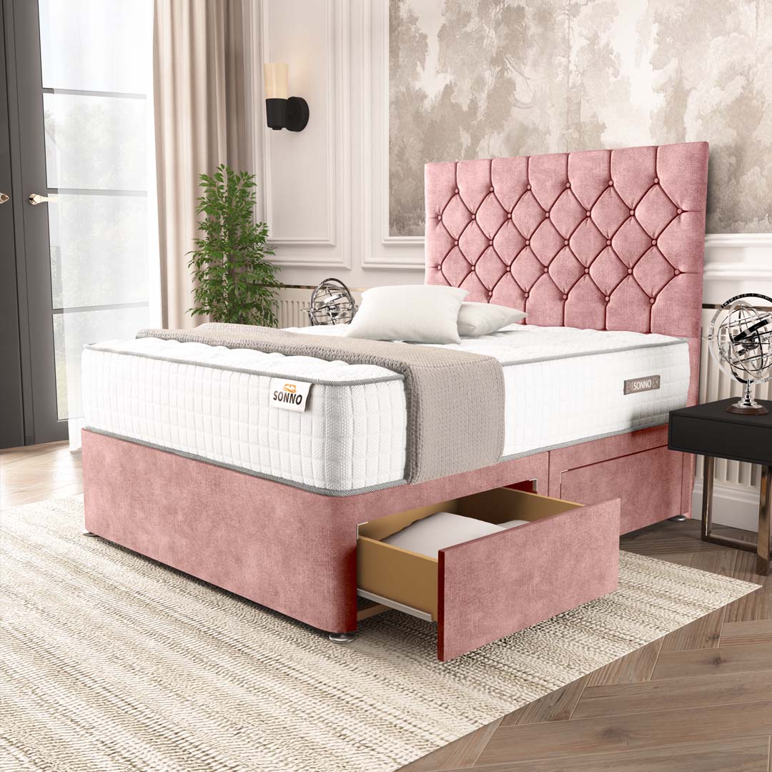 Seville Chesterfield Divan Bed
