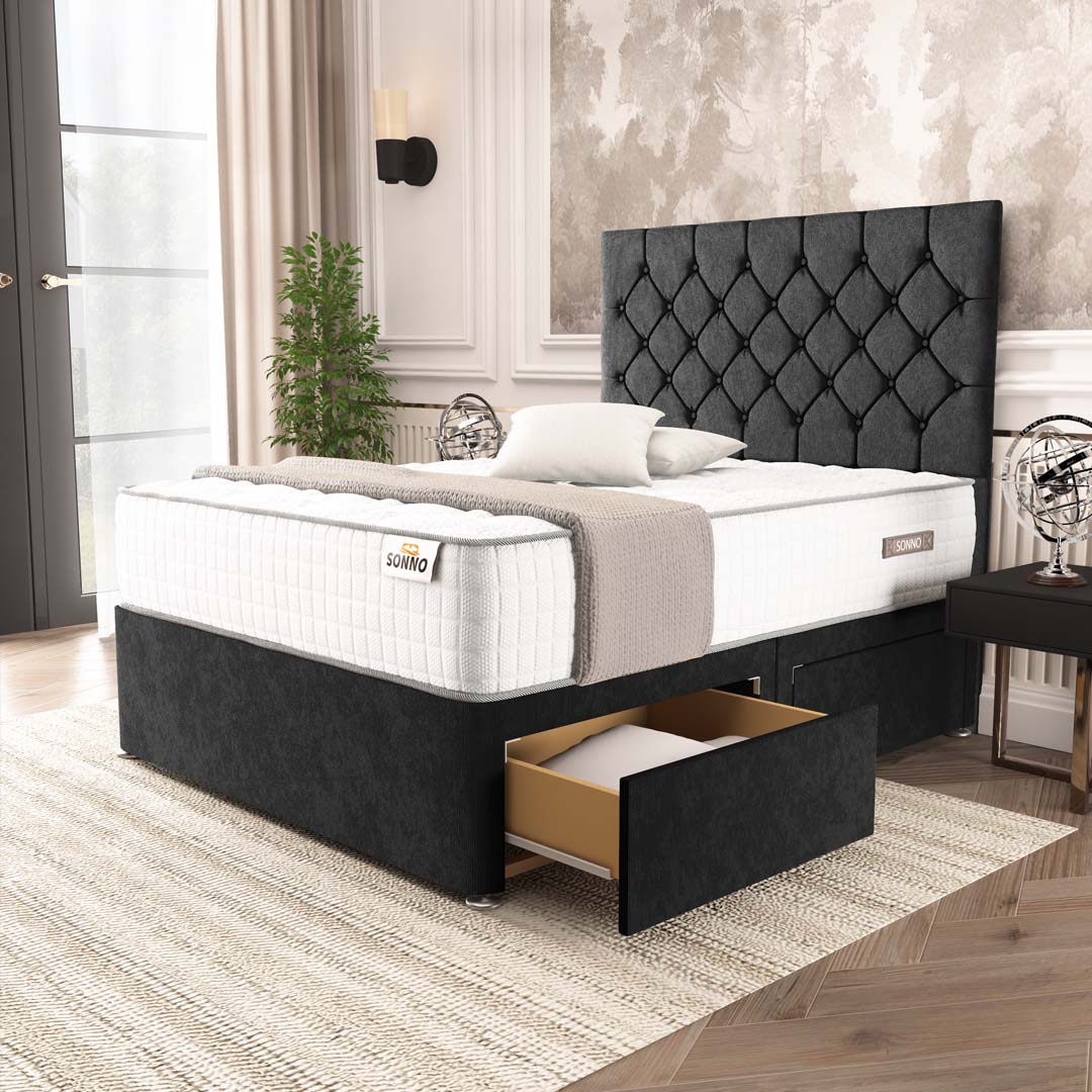 Seville Chesterfield Divan Bed