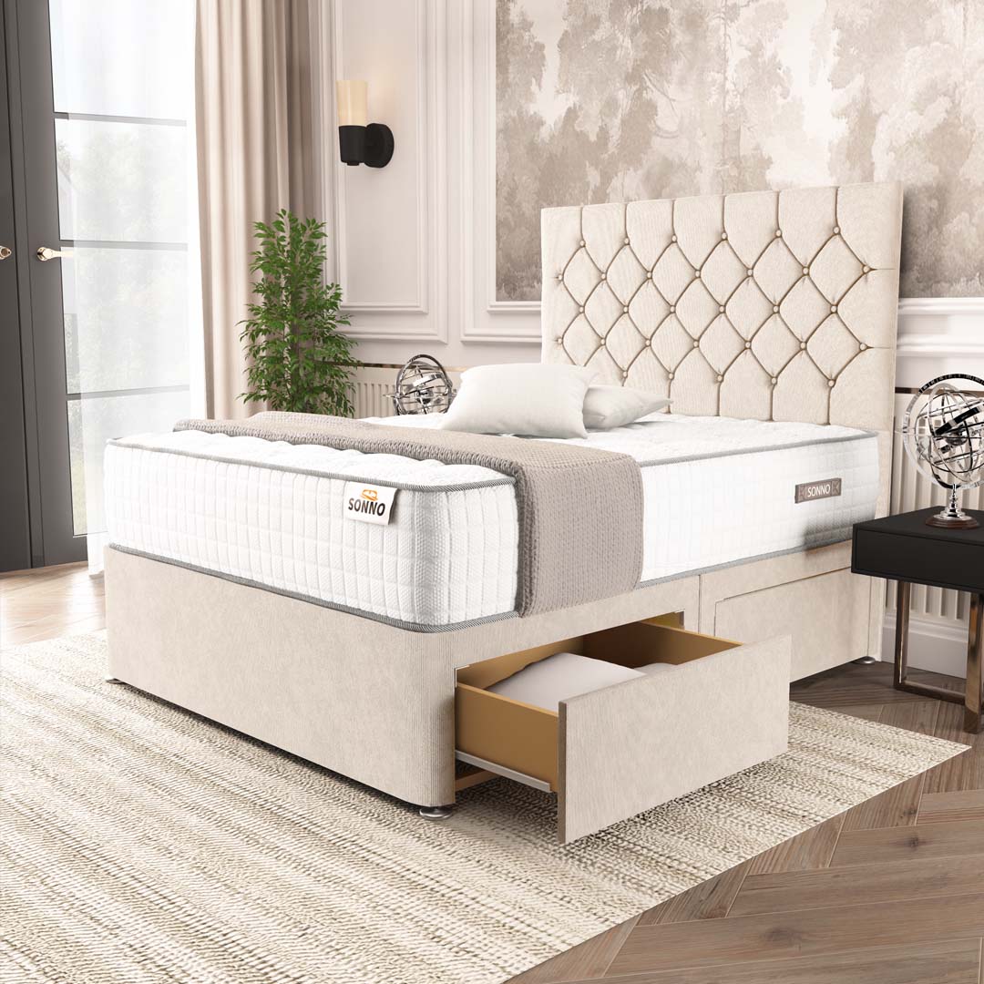 Seville Chesterfield Divan Bed