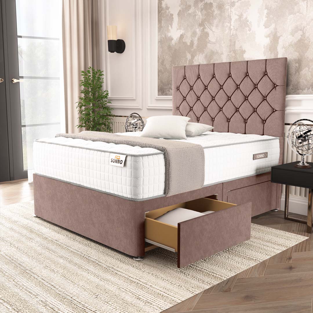 Seville Chesterfield Divan Bed