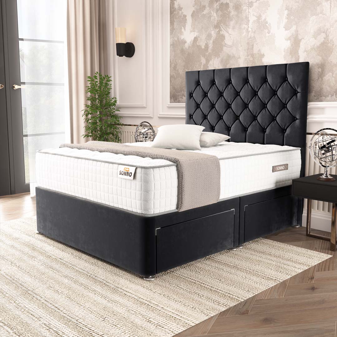 Seville Chesterfield Divan Bed
