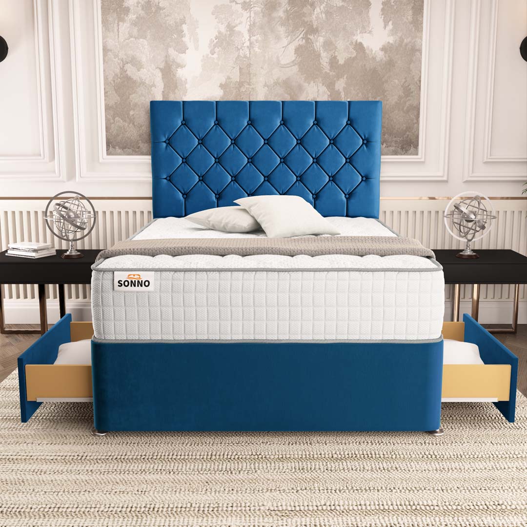 Seville Chesterfield Divan Bed
