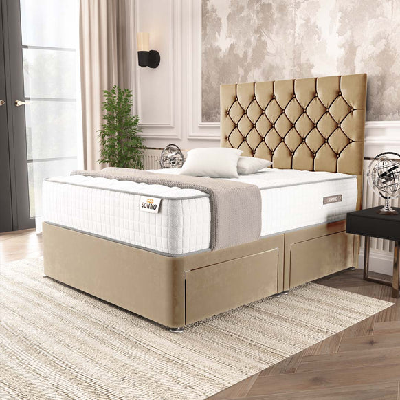 Seville Chesterfield Divan Bed