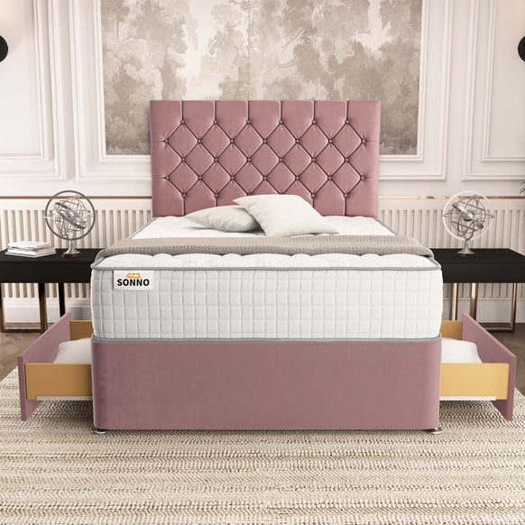 Seville Chesterfield Divan Bed