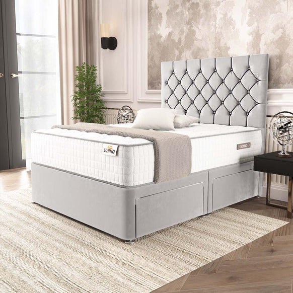 Seville Chesterfield Divan Bed