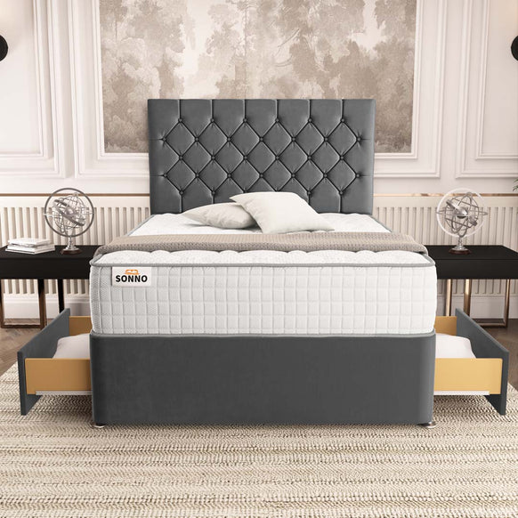 Seville Chesterfield Divan Bed