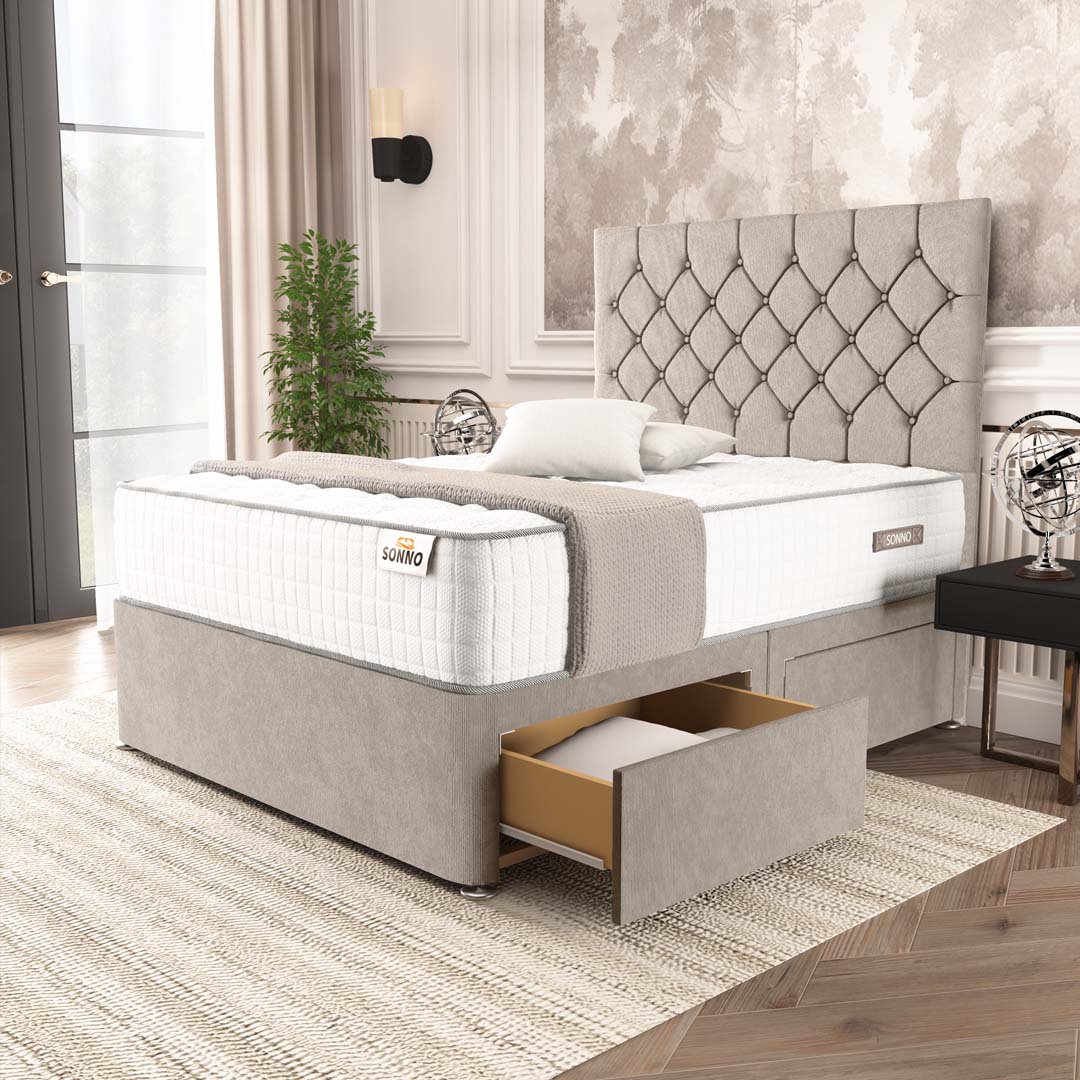 Seville Chesterfield Divan Bed